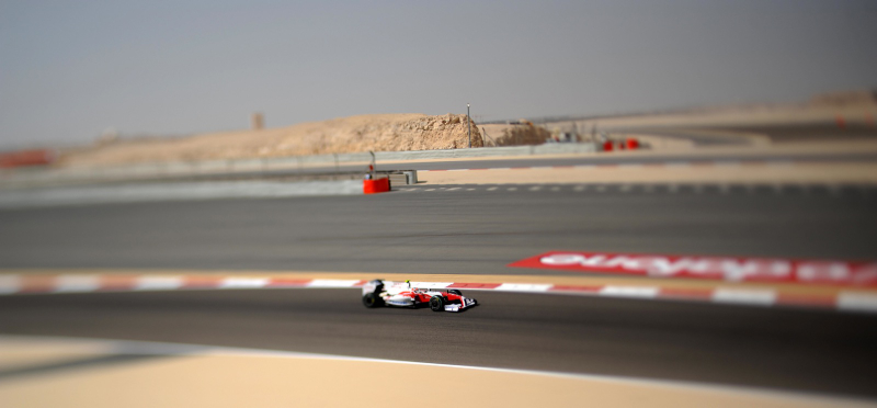 Illustration for article titled Formula One Through Tilt-Shift Lenses
